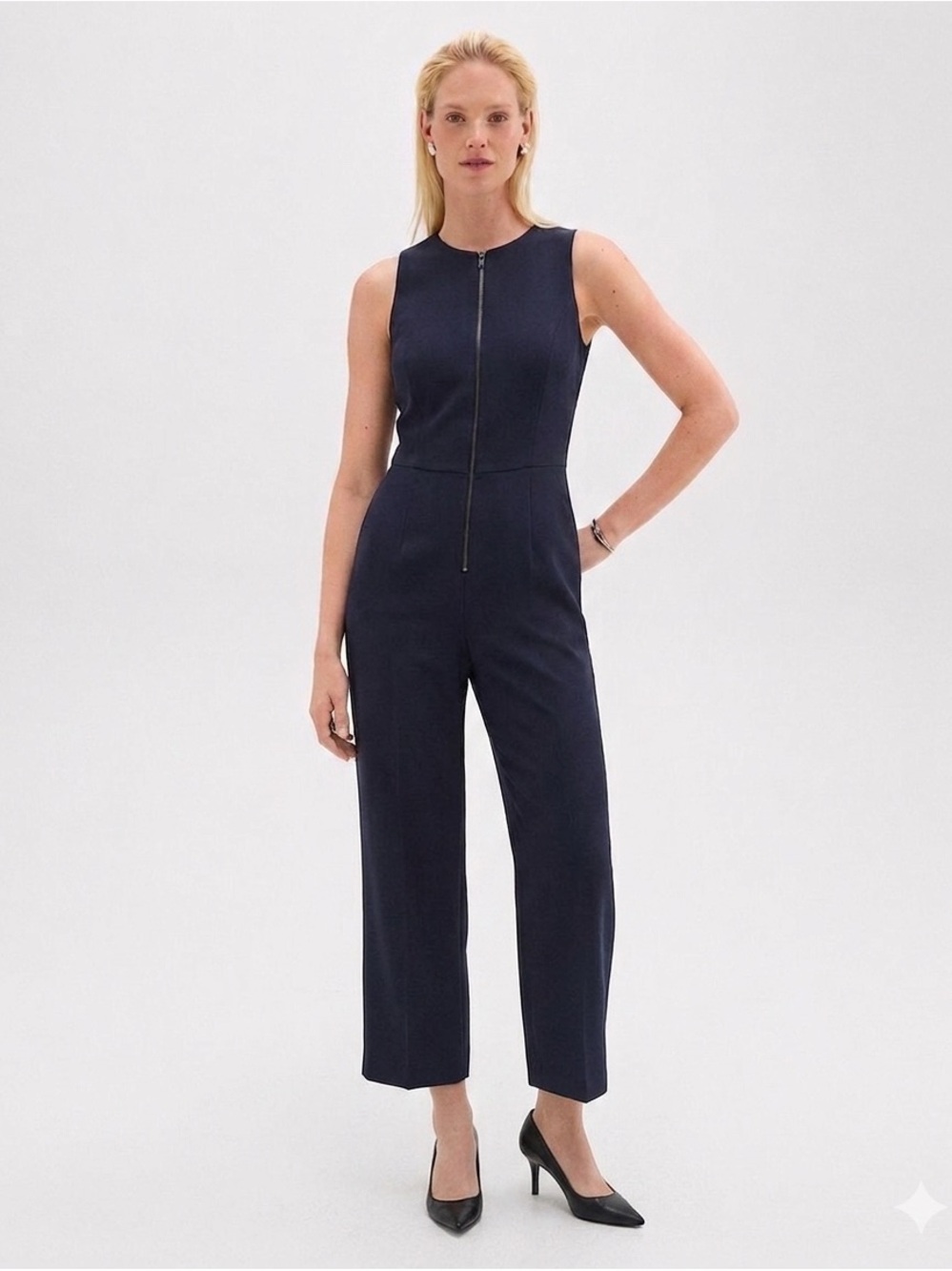 Theory Navy Jumpsuit Size 6 - EUC